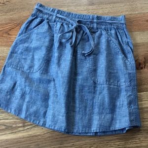 Loft Chambray Skirt